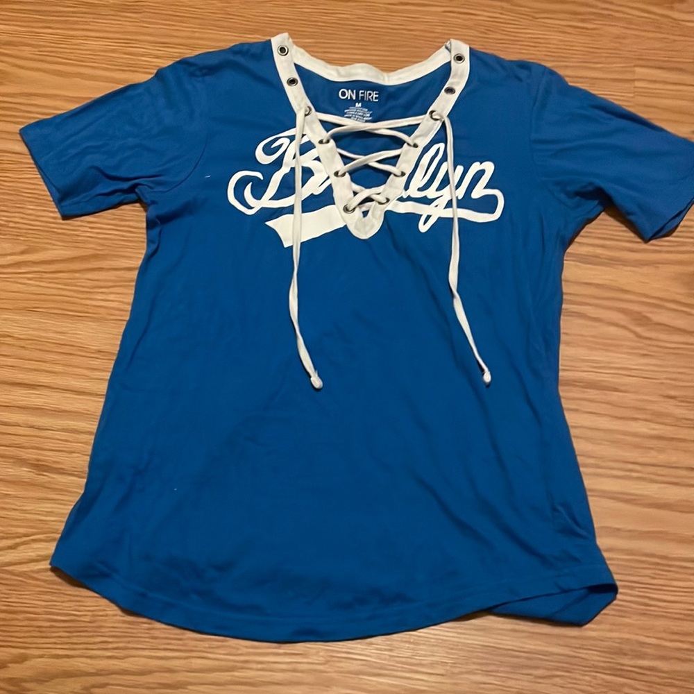 Brooklyn Lace Up Tee